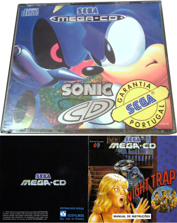 Mega-CD Portuguese Sticker/Manual Version